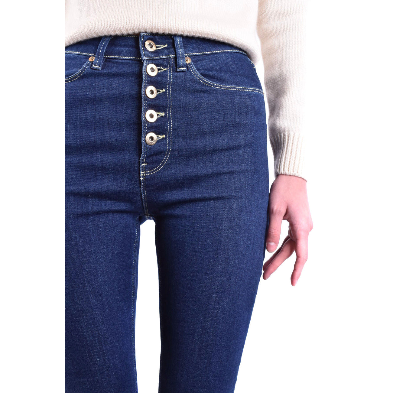 Jean femme Dondup en coton stretch – Bleu