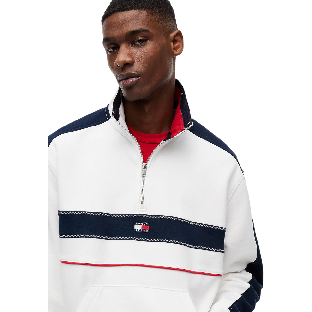 Sweatshirt Tommy Hilfiger Jeans Homme blanc