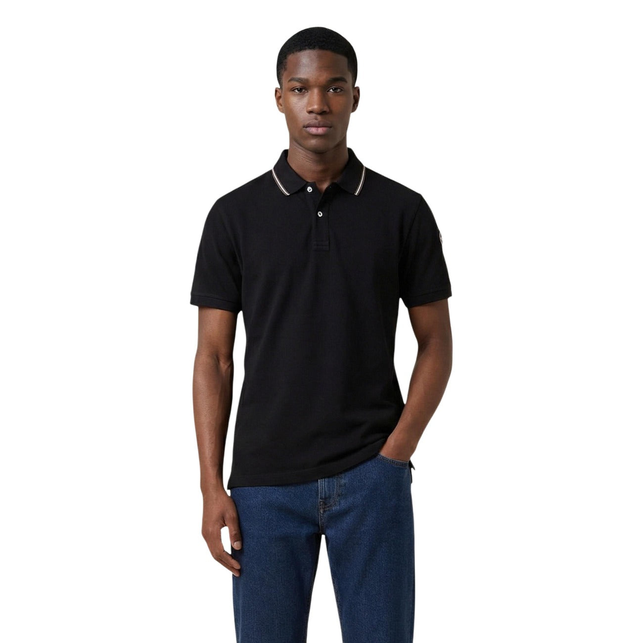 Men's black Colmar Originals polo shirt