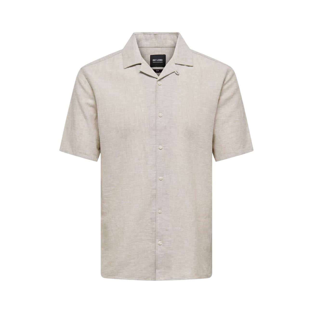 Chemise Only & Sons ONSCAIDEN Homme – Beige et Blanc