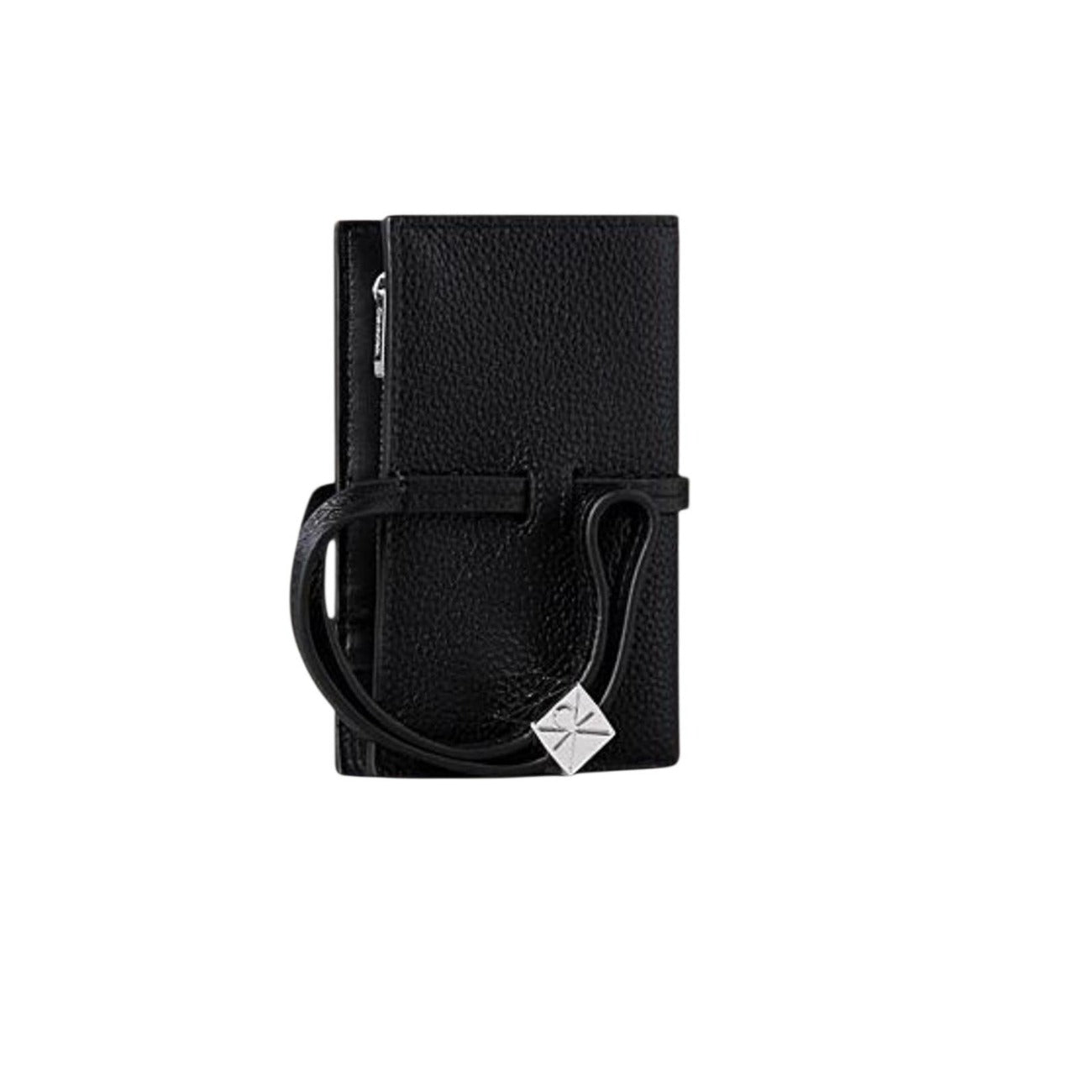 Portefeuille femme Calvin Klein en cuir – Noir