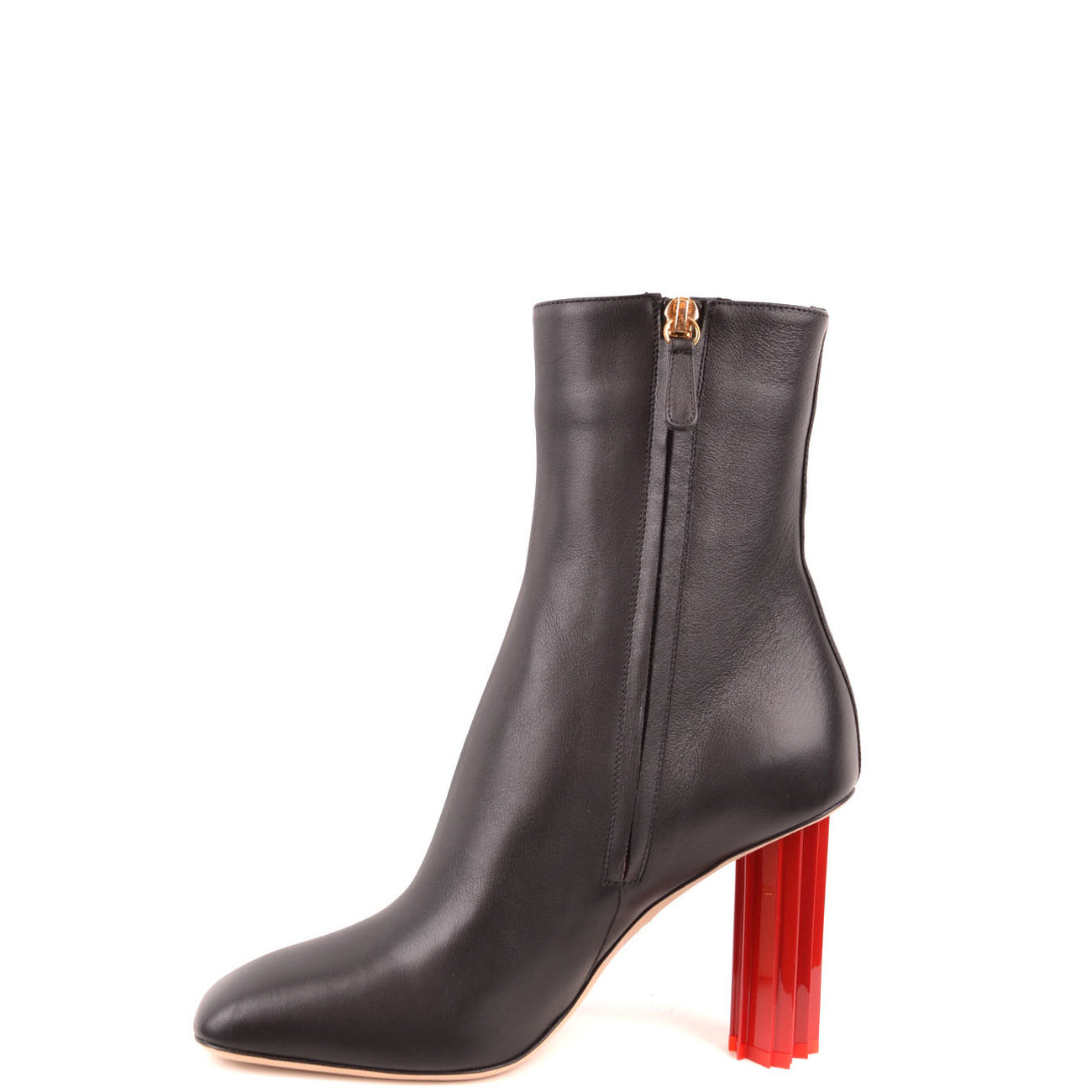 Women's Dsquared2 Leather Boots – Black