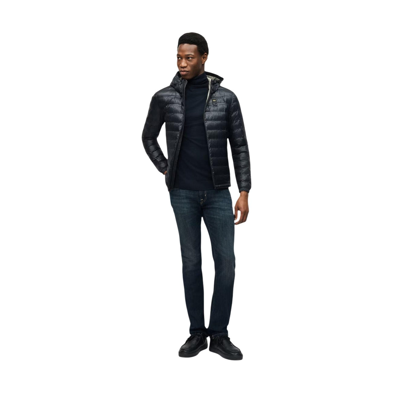 Veste à Capuche Blauer Charles Homme – Noir