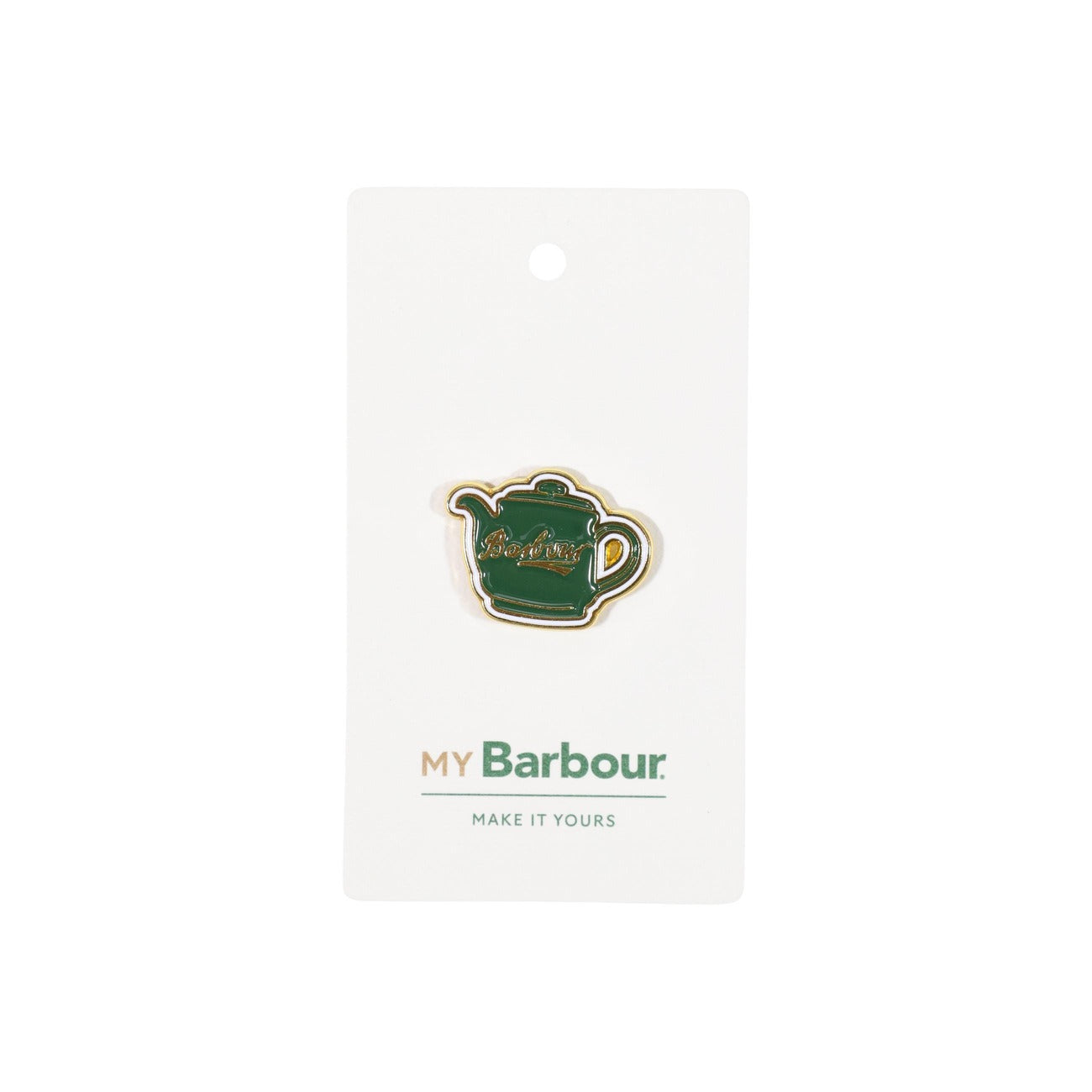 Pin’s Barbour Teapot Homme – Vert