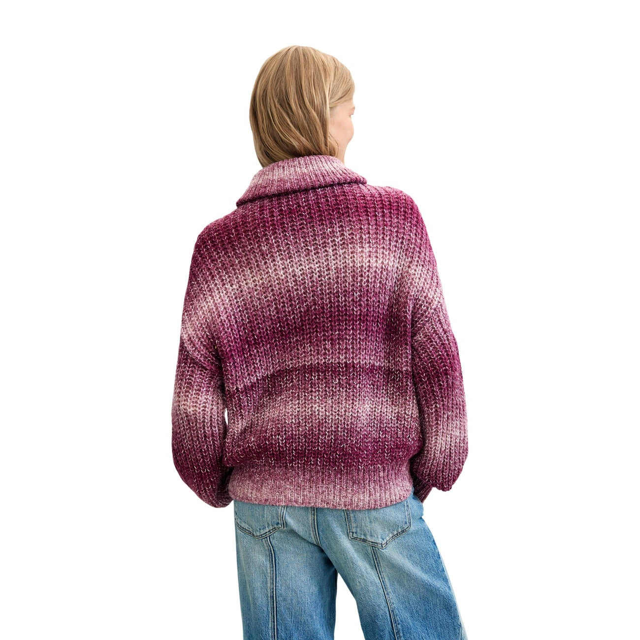 Pull Desigual Femme avec Laine – Bordeaux