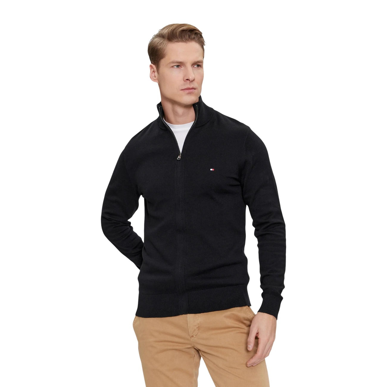 Pull homme Tommy Hilfiger coton & cachemire – Plusieurs coloris