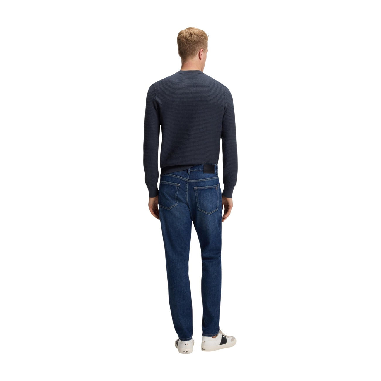 Pull homme BOSS coton & cachemire – Plusieurs coloris