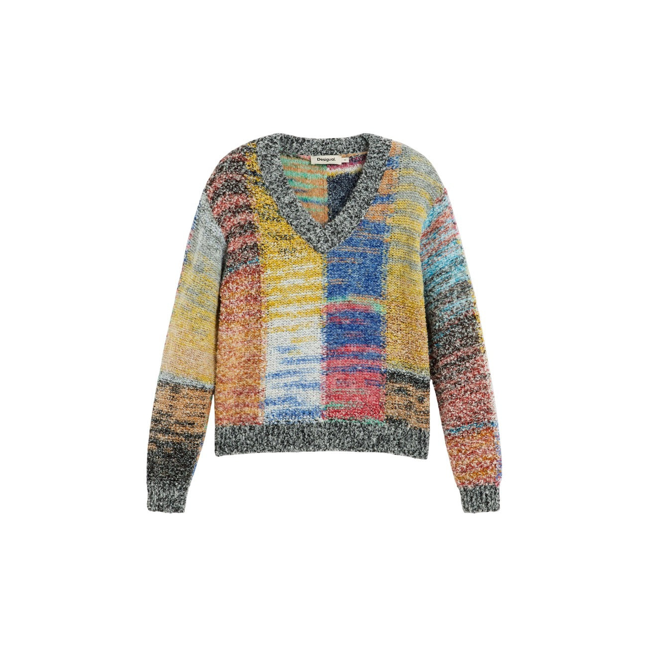 Pull femme Desigual avec laine – Rouge