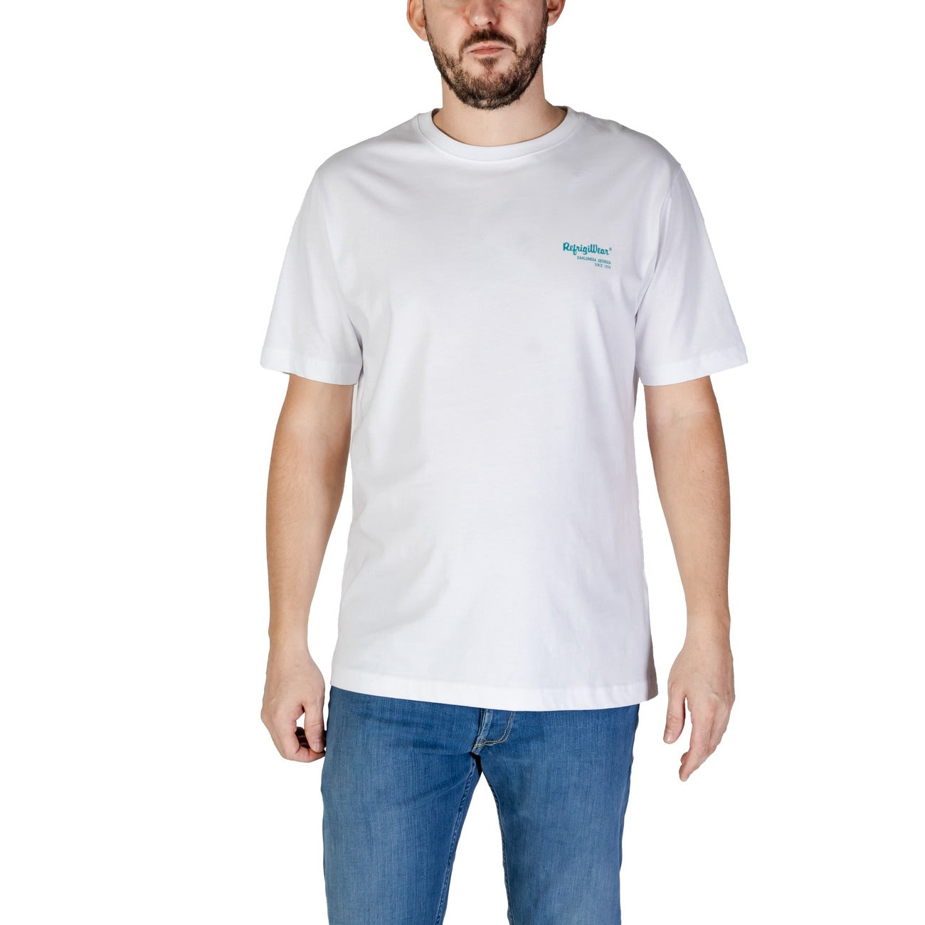 T-shirt homme Refrigiwear en coton – Blanc
