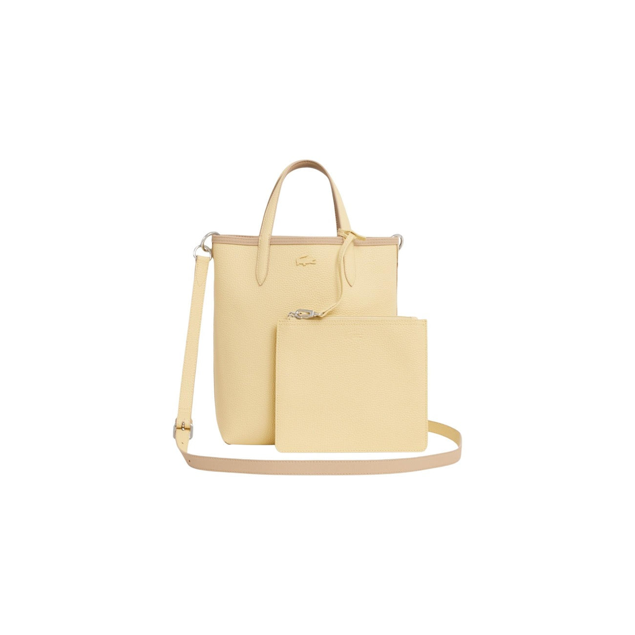 Women's Lacoste Leather Handbag – Beige