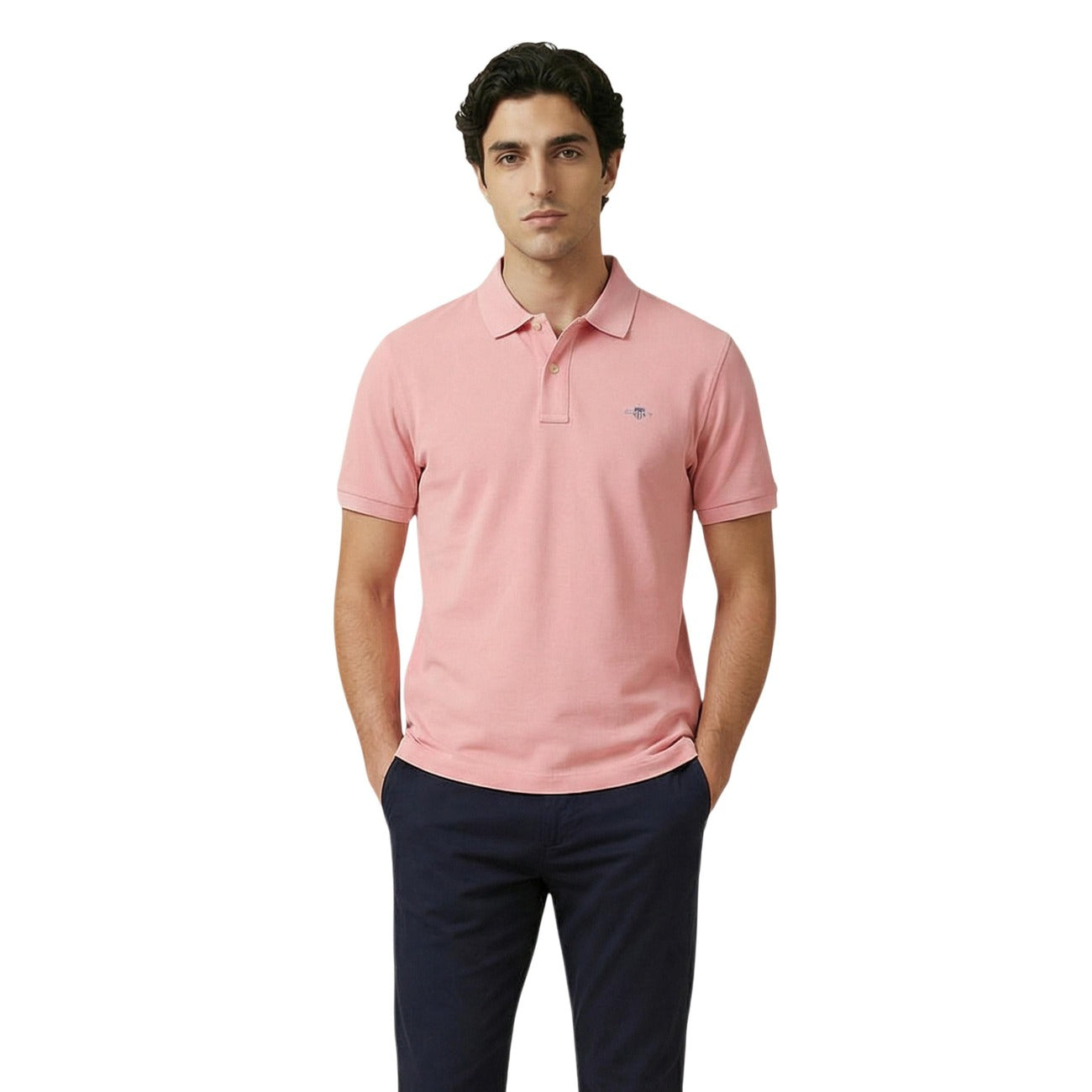 Polo homme Gant en coton stretch – Rouge