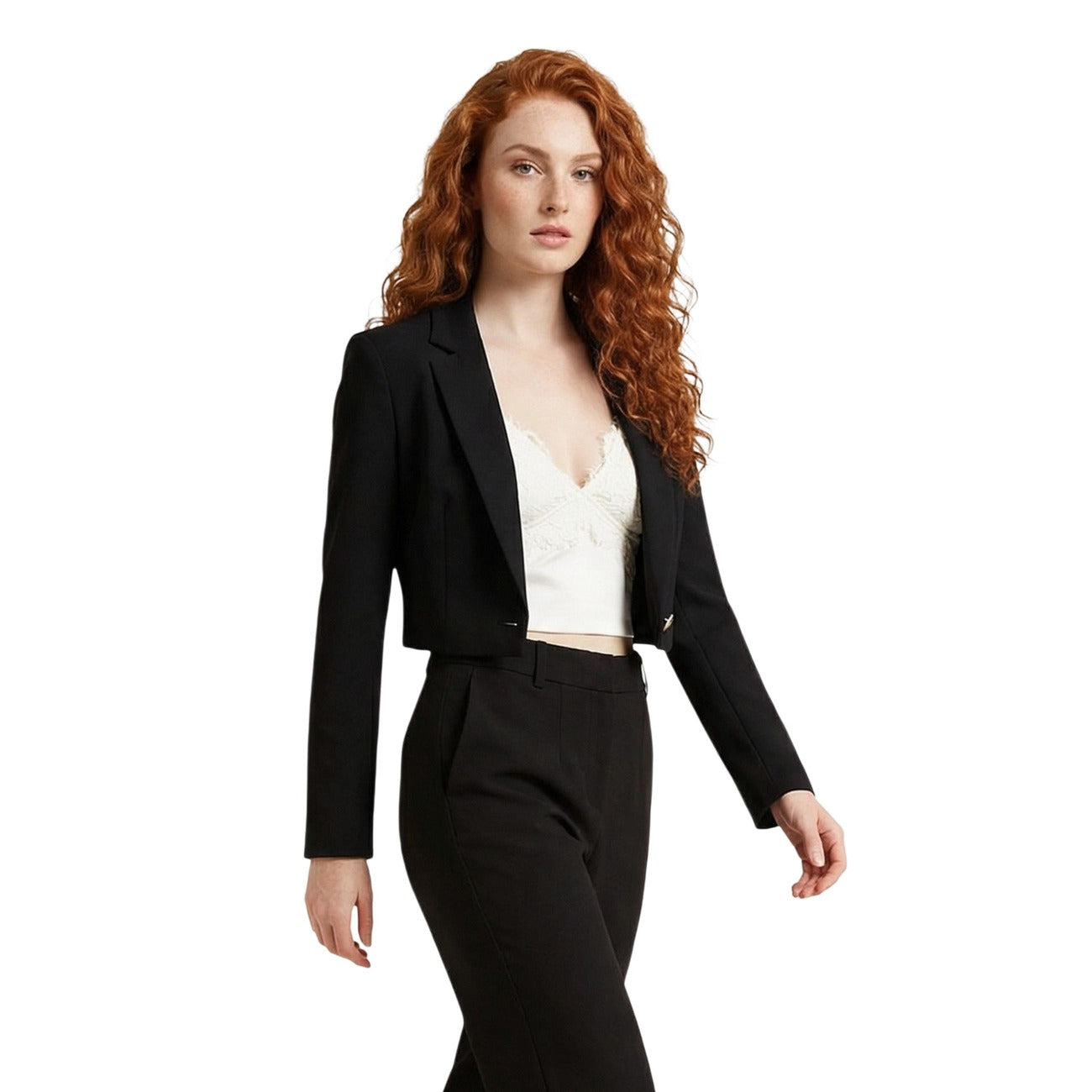 Jaquette Morgan Femme – Noir et Blanc