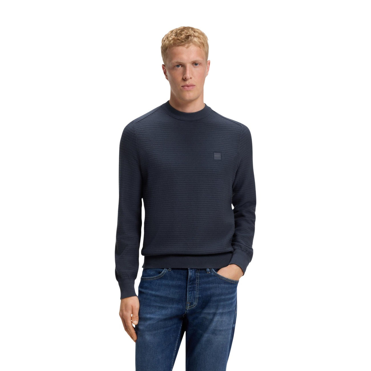 Pull homme BOSS coton & cachemire – Plusieurs coloris