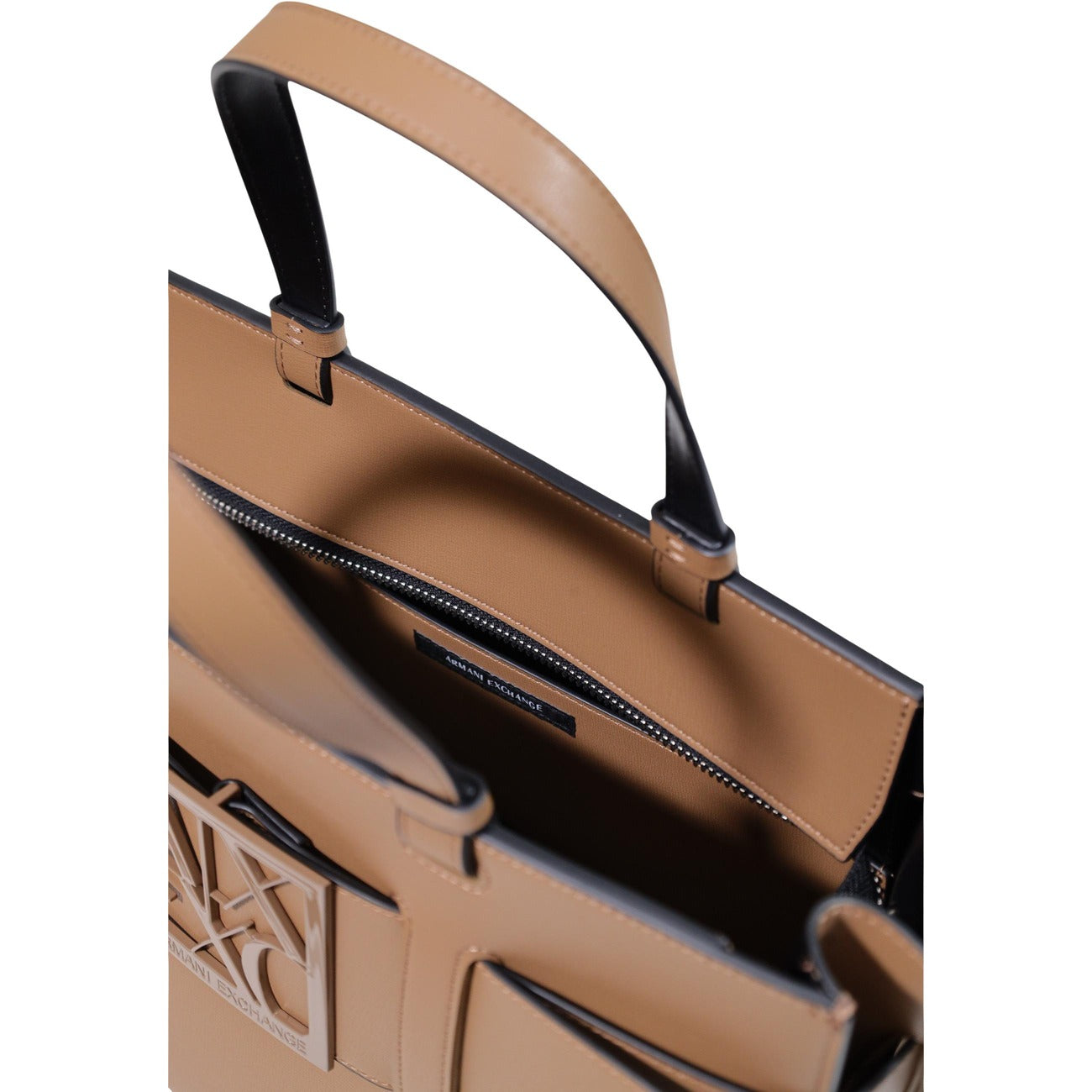 Women's brown Armani Exchange shoulder bag