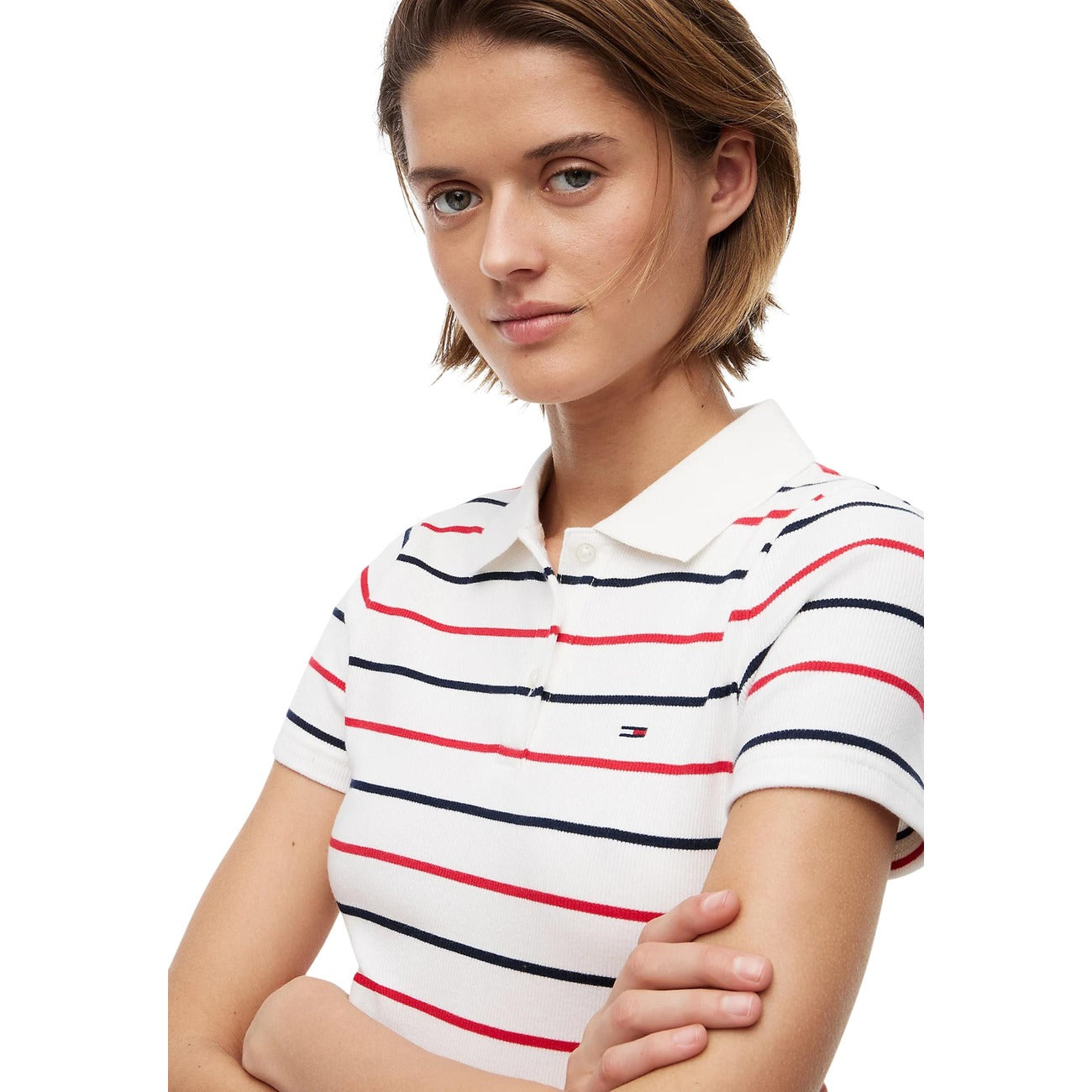 Tommy Hilfiger Jeans Polo Femme – Blanc