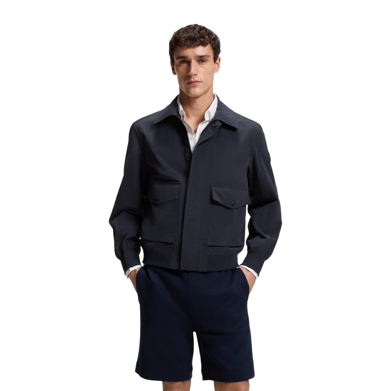 Veste Boss Ocruise Homme – Bleu