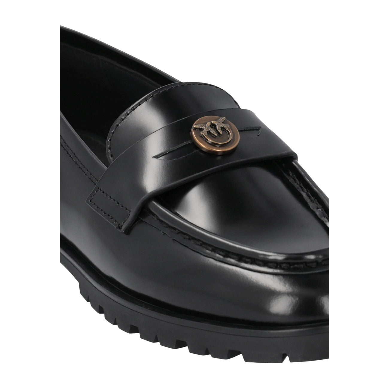 Chaussures Basses Pinko Femme Nora en Cuir – Noir