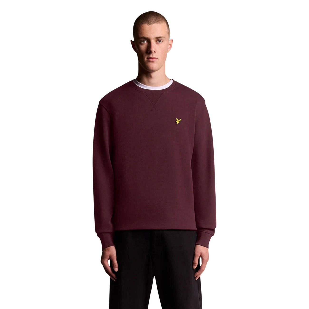 Men's burgundy sweatshirt Lyle & Scott