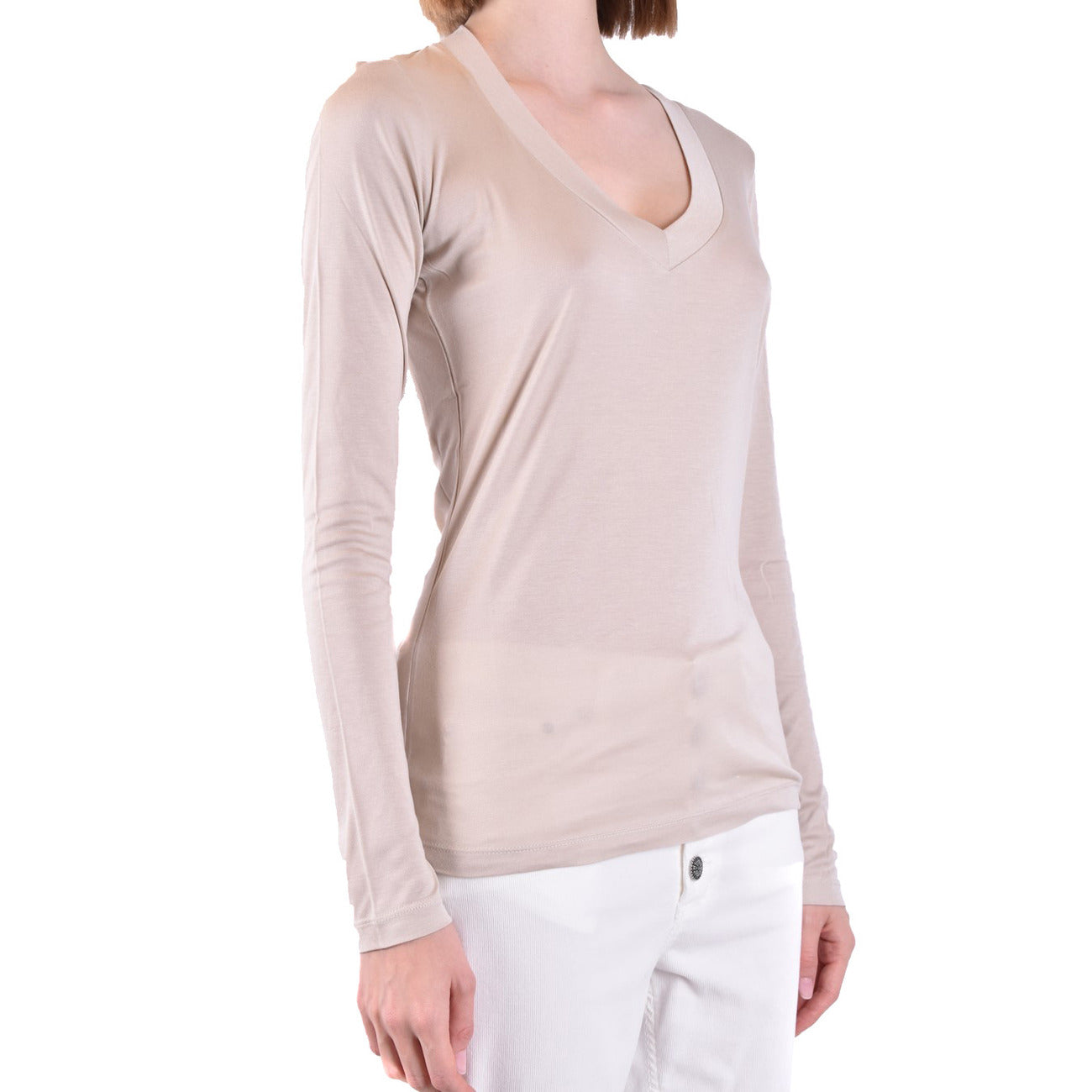 Women's Dondup modal and silk sweater - White