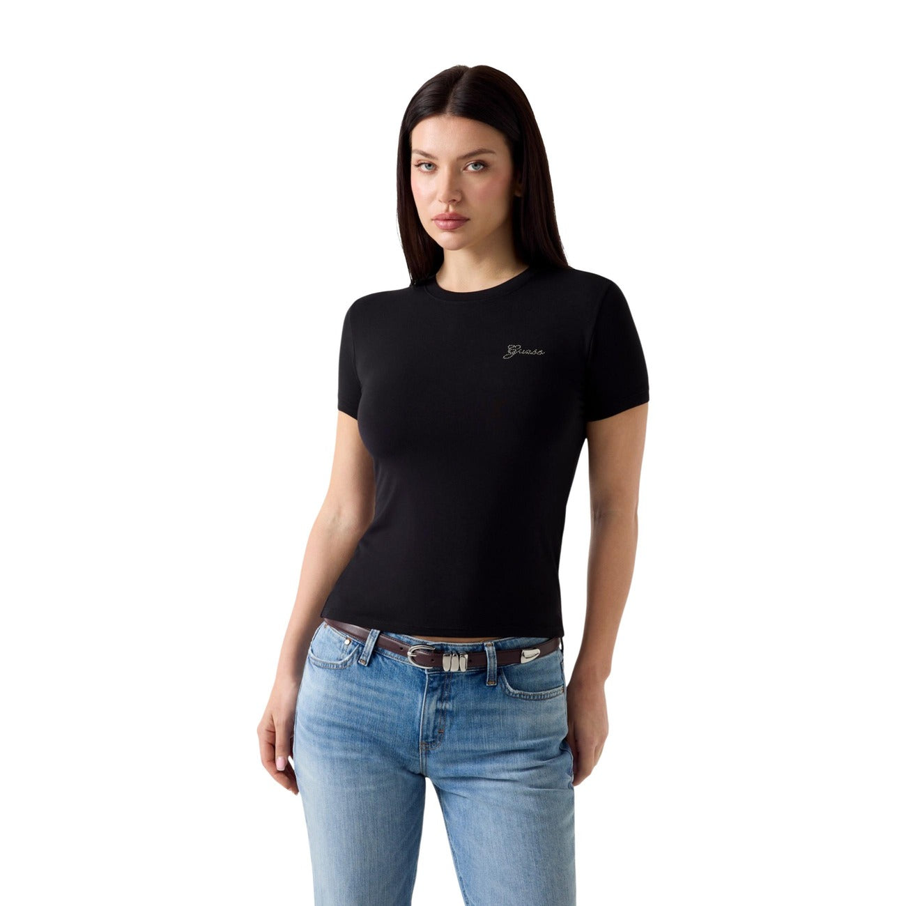 Guess Women's Modal T-shirt – White