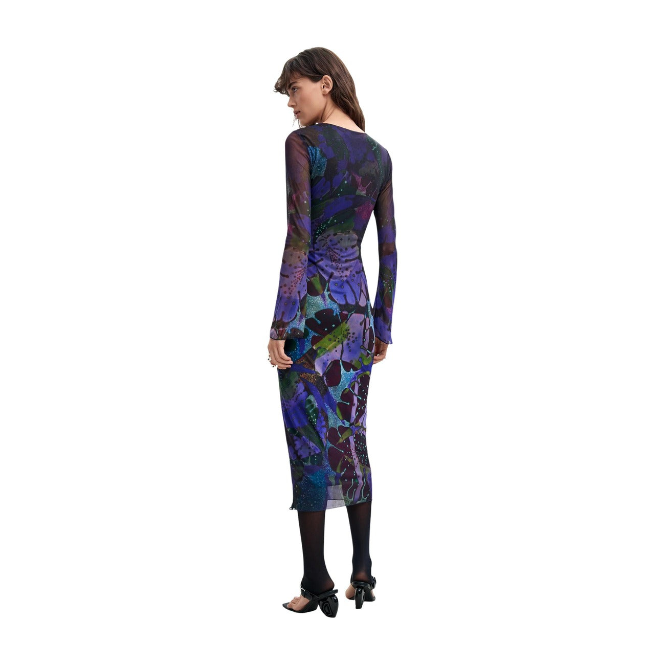Women's Desigual long-sleeve dress – Purple