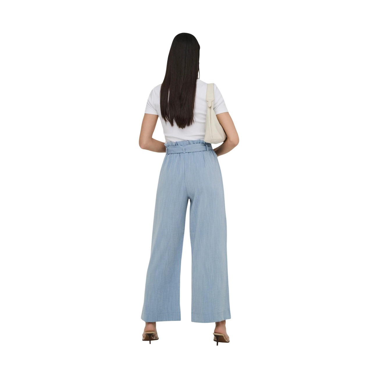 Pantalon Only Femme – Bleu Clair, Vert, Marron et Beige