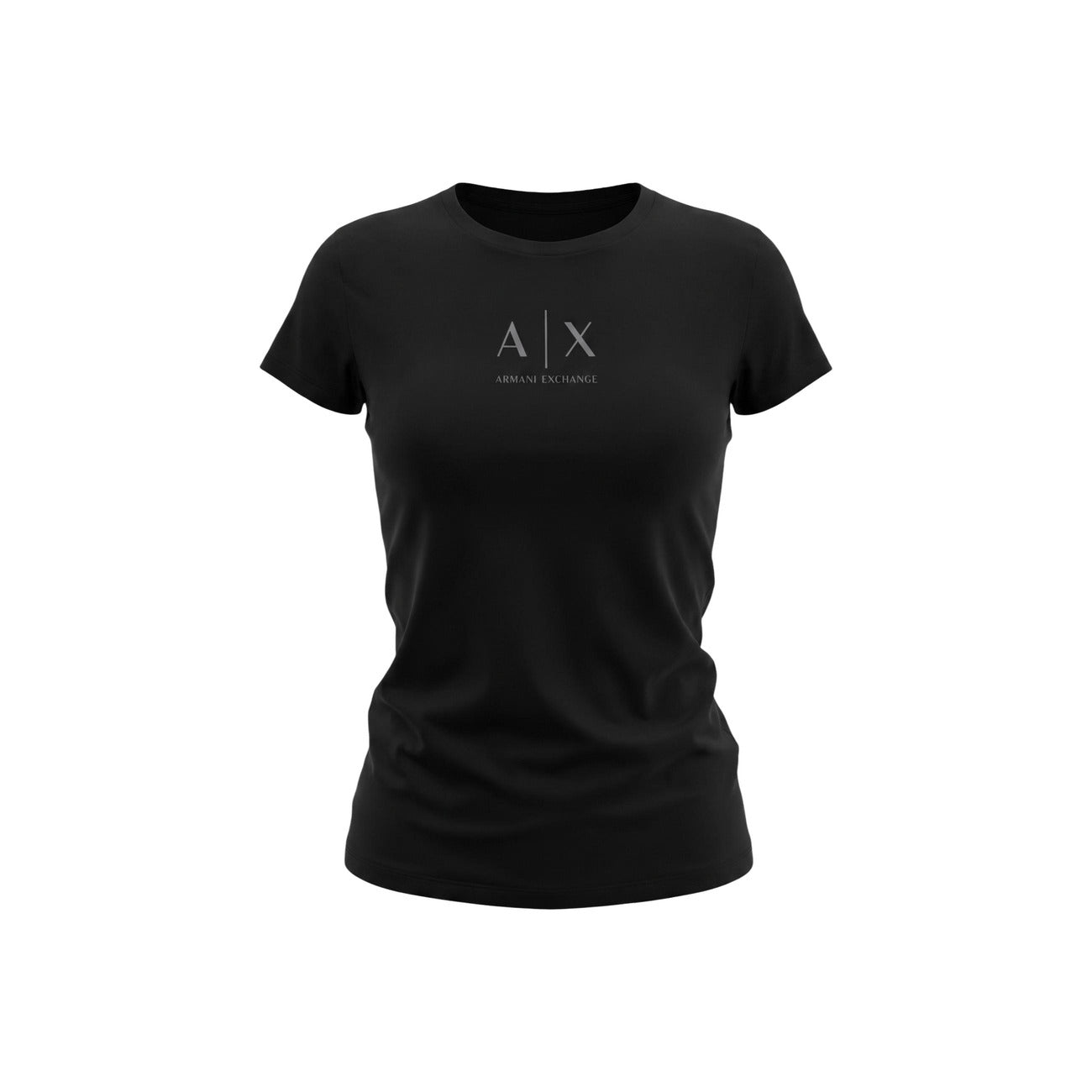 Women's black Armani Exchange T-shirt