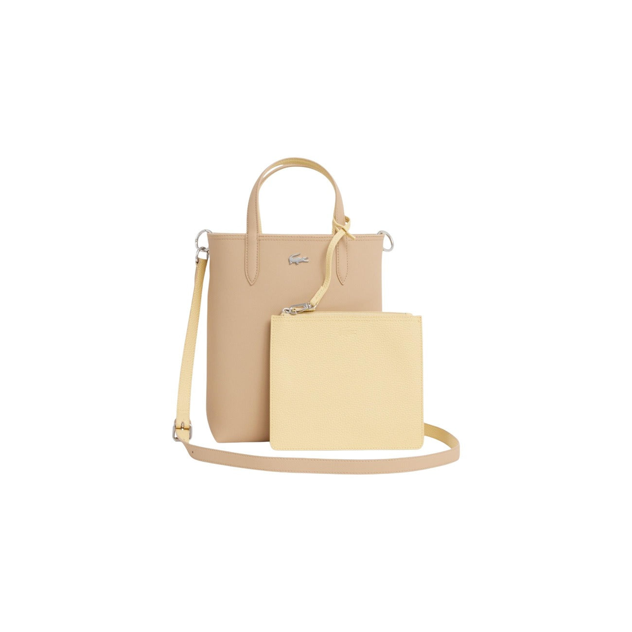 Women's Lacoste Leather Handbag – Beige