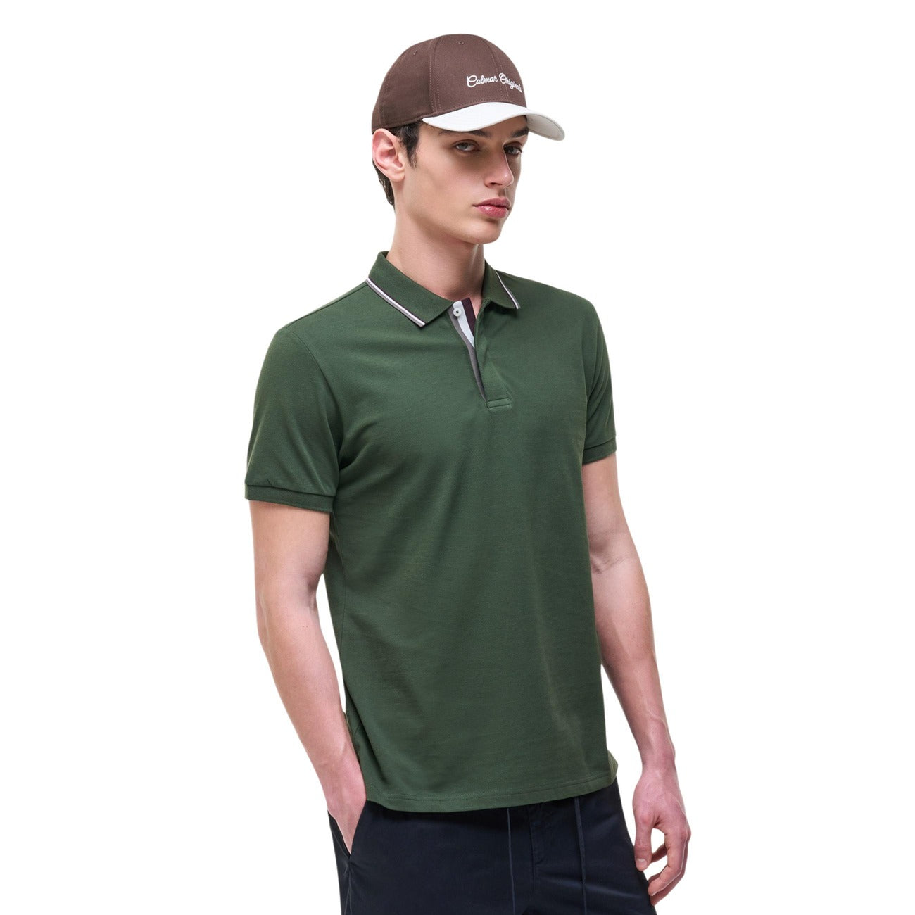 Men's green Colmar Originals polo shirt