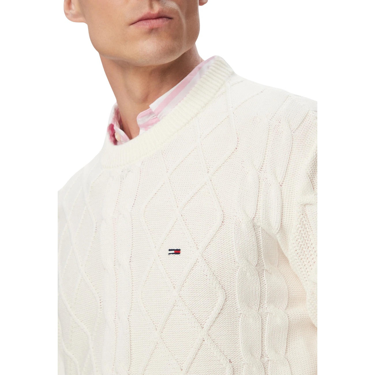 Men's white Tommy Hilfiger Jeans sweater