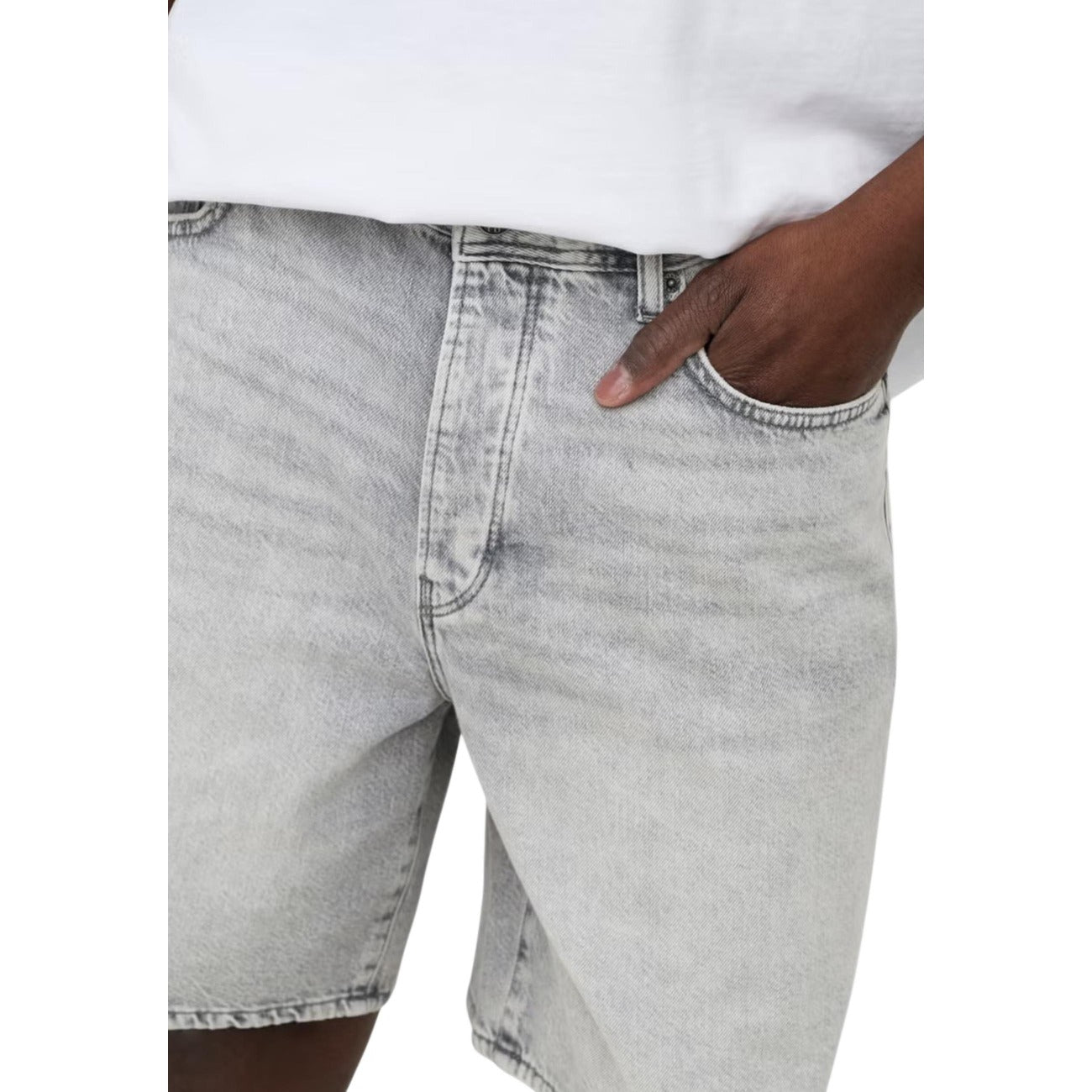 Bermuda en jean Only & Sons Homme – Gris