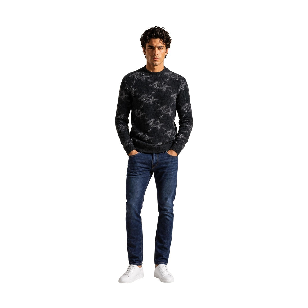 Pull Armani Exchange Homme – Noir