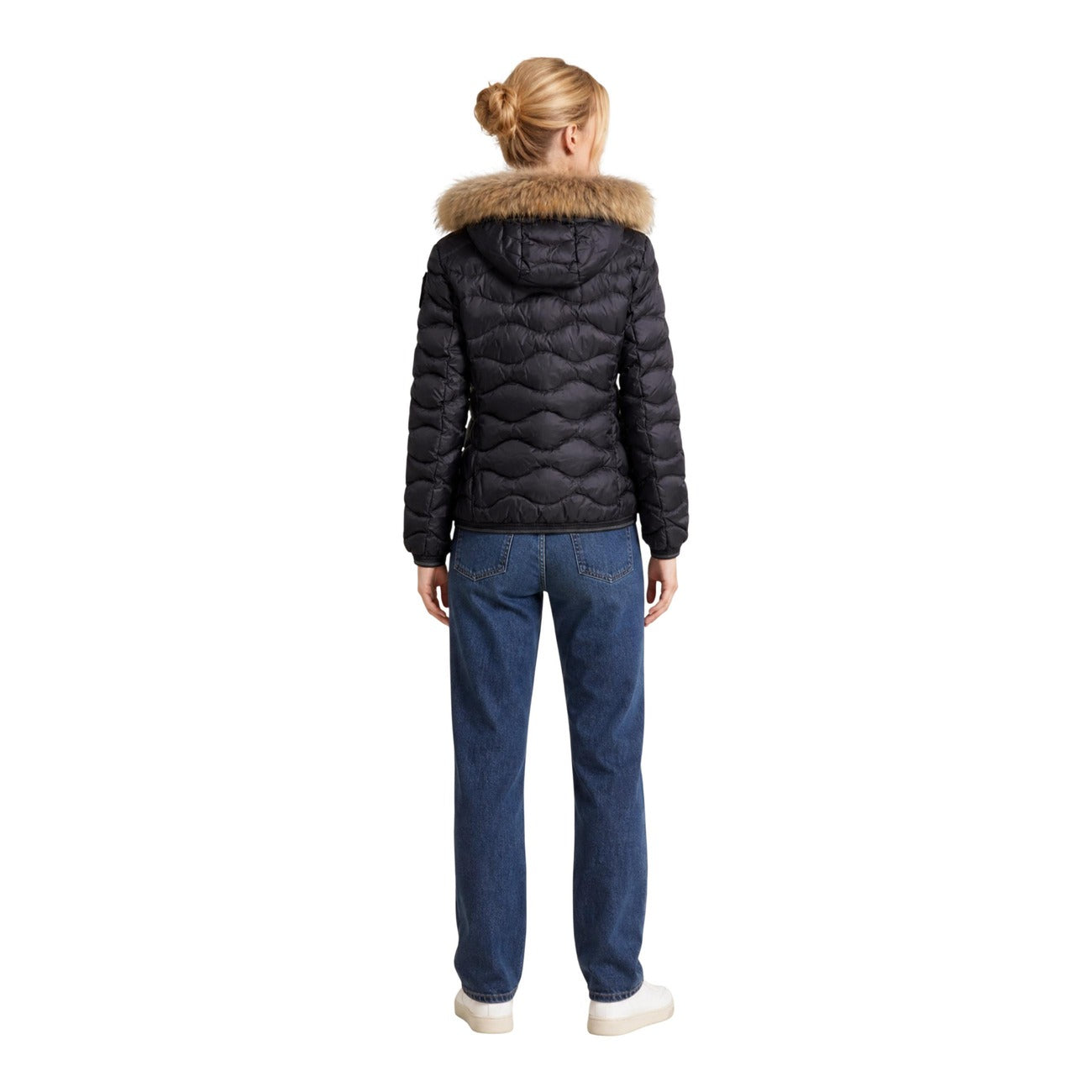Veste à Capuche Blauer Aldie Femme – Noir/Blanc
