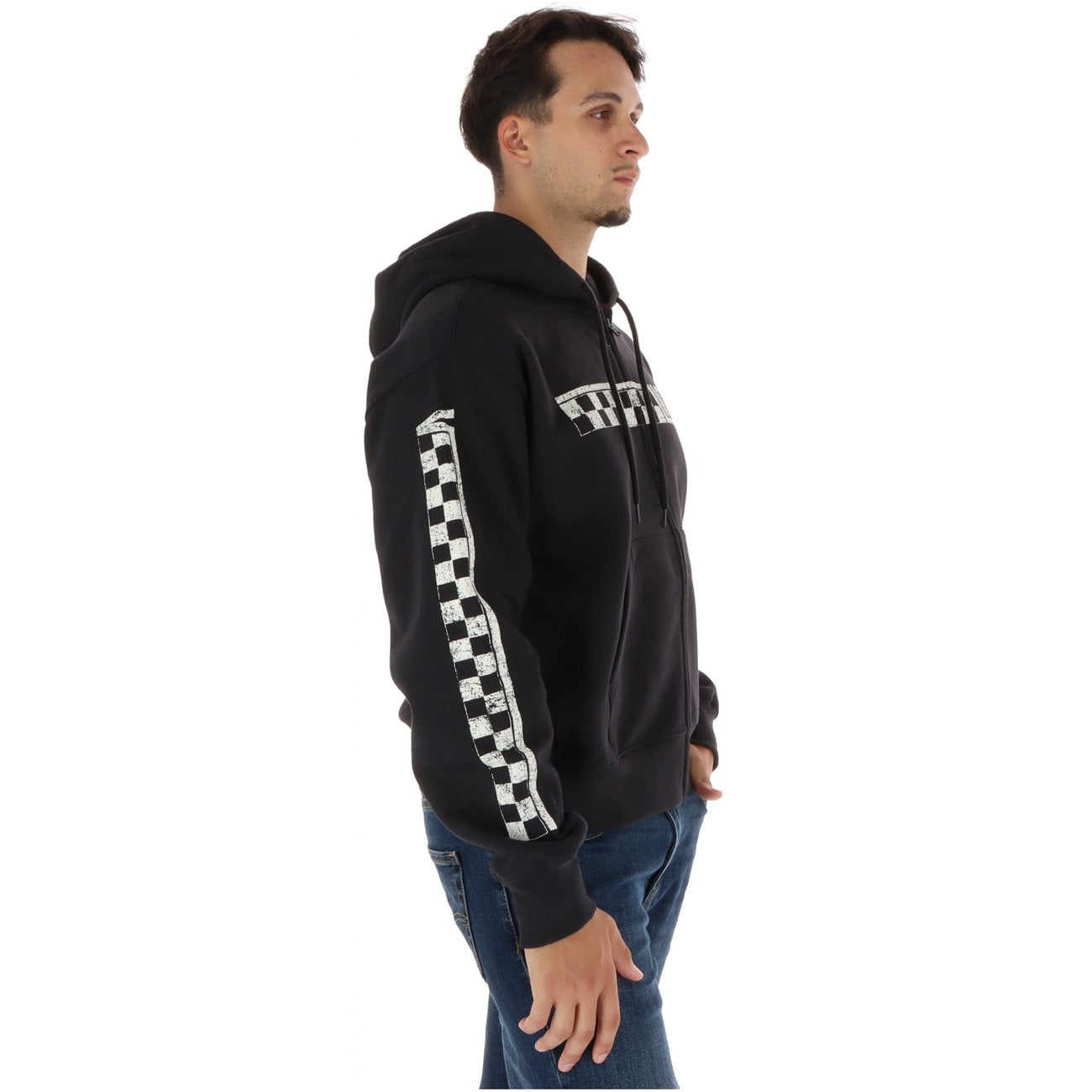 Sweat Zippé Vans Homme – Noir