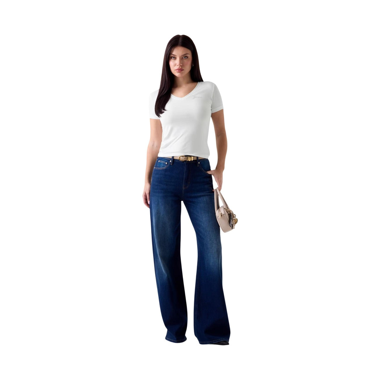 Women's white Guess T-shirt