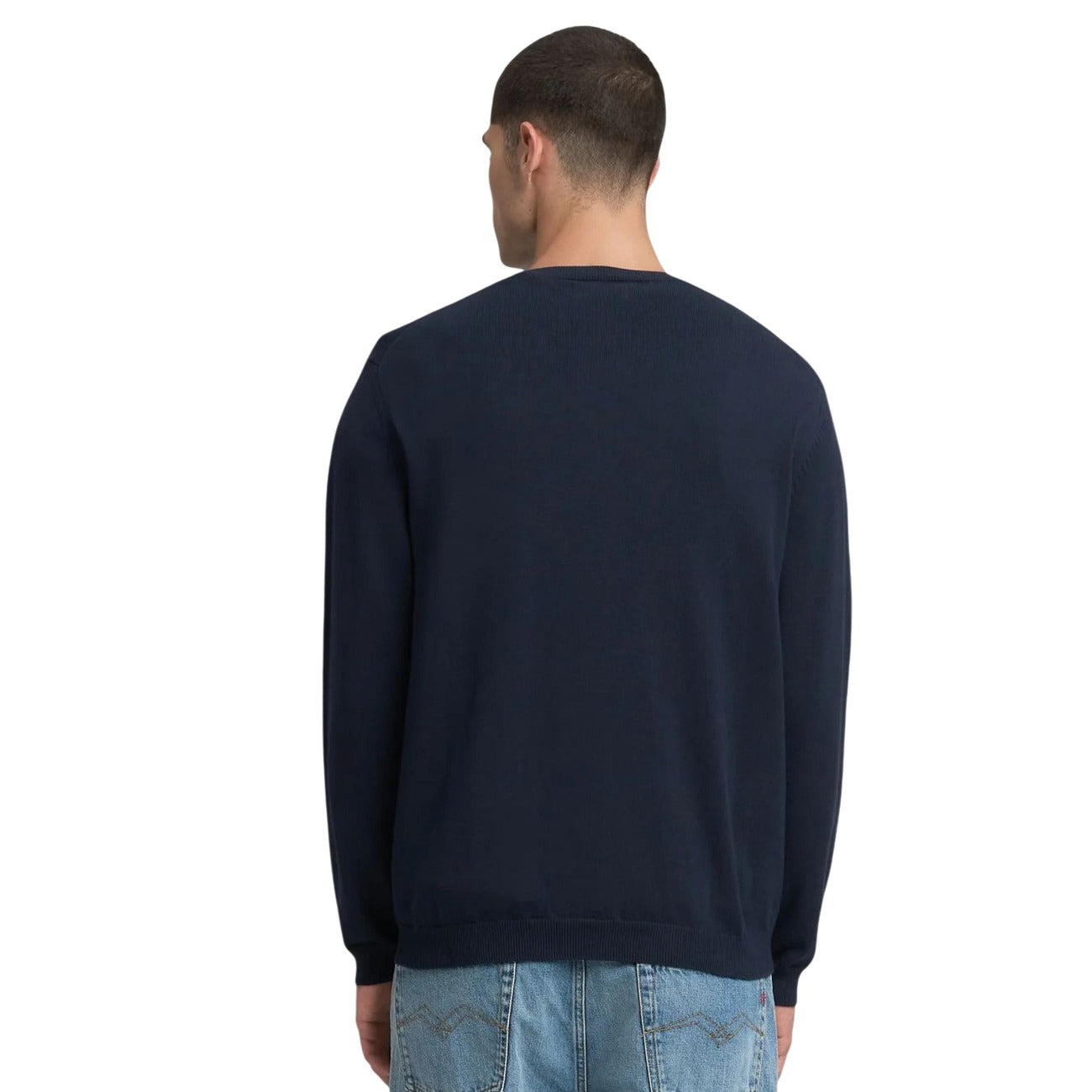 Men's Replay Cotton Jumper – Blue