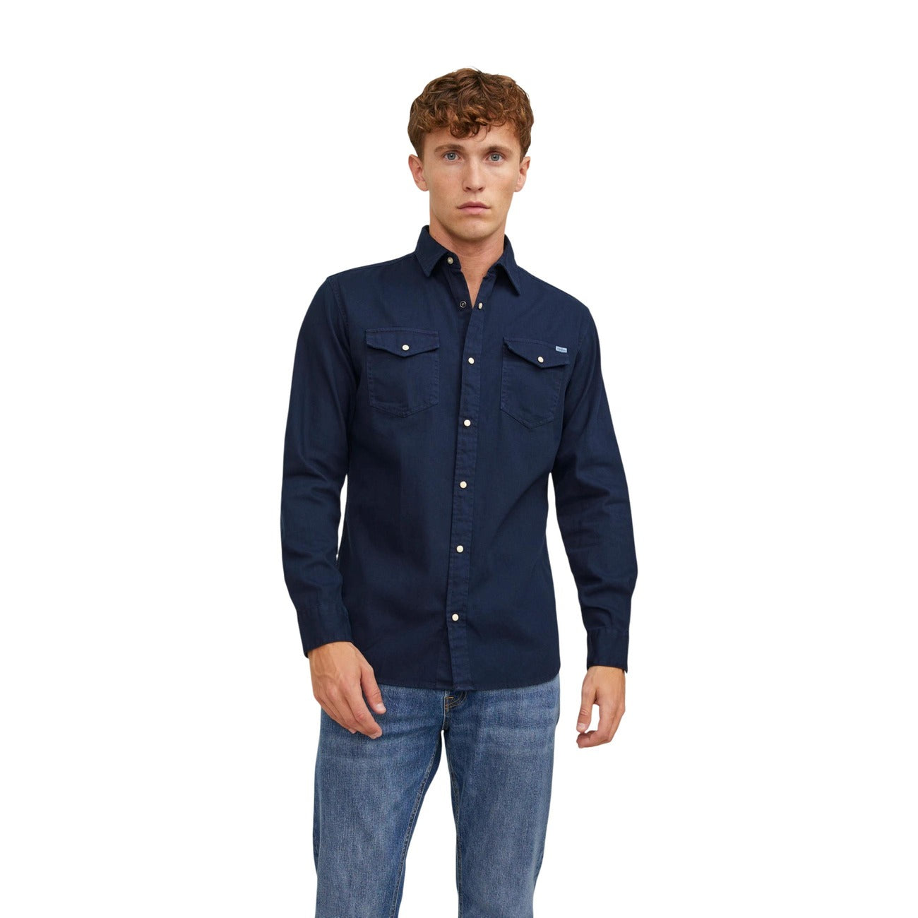 Chemise Jack & Jones Homme bleue en jean