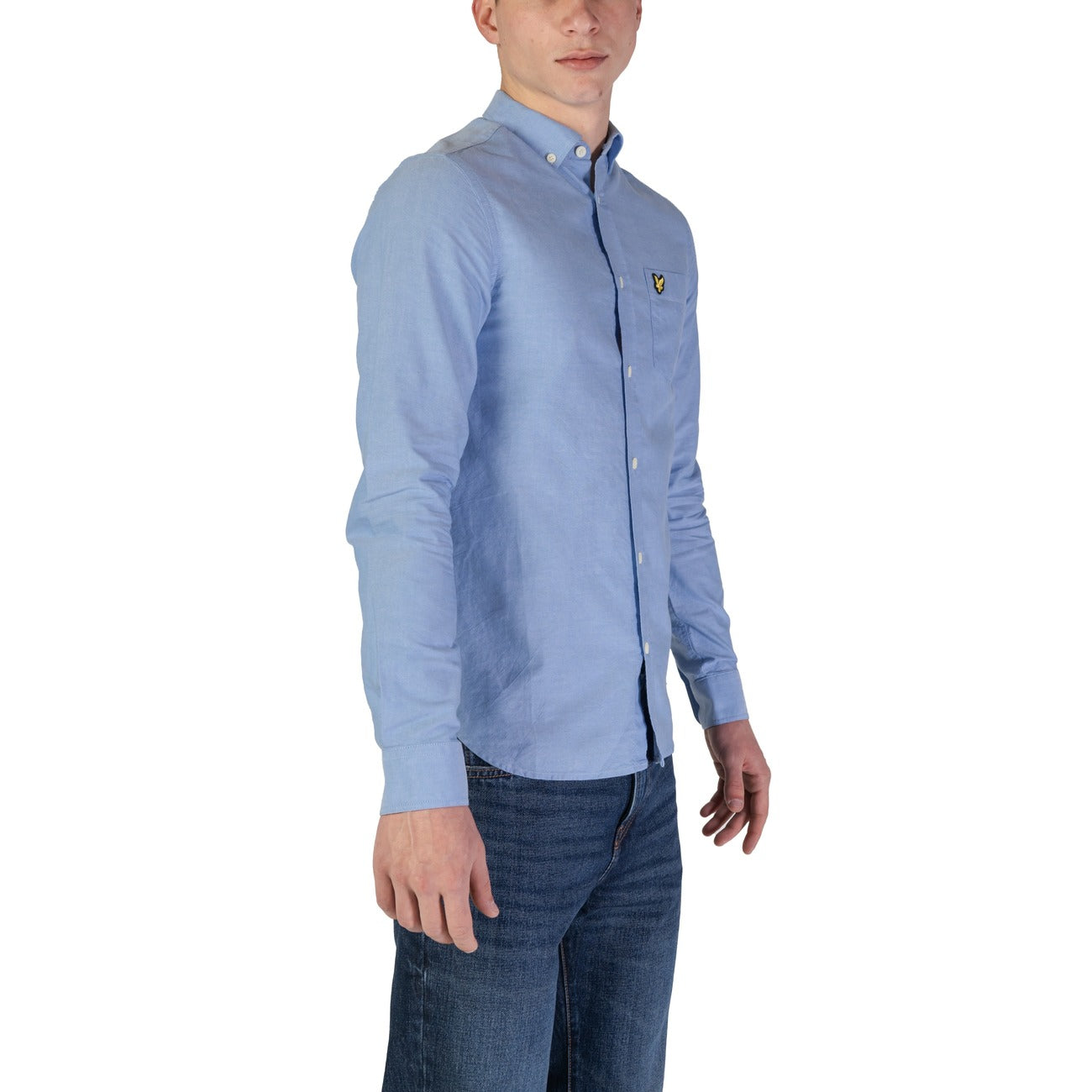 Chemise Lyle & Scott Homme en Coton – Bleu Azur