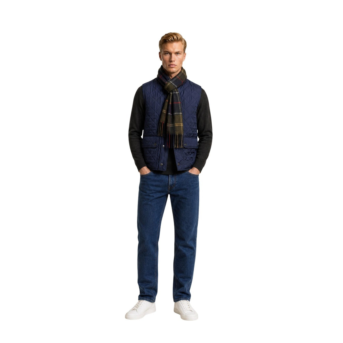 Écharpe Barbour Galingale Tartan Homme – Vert