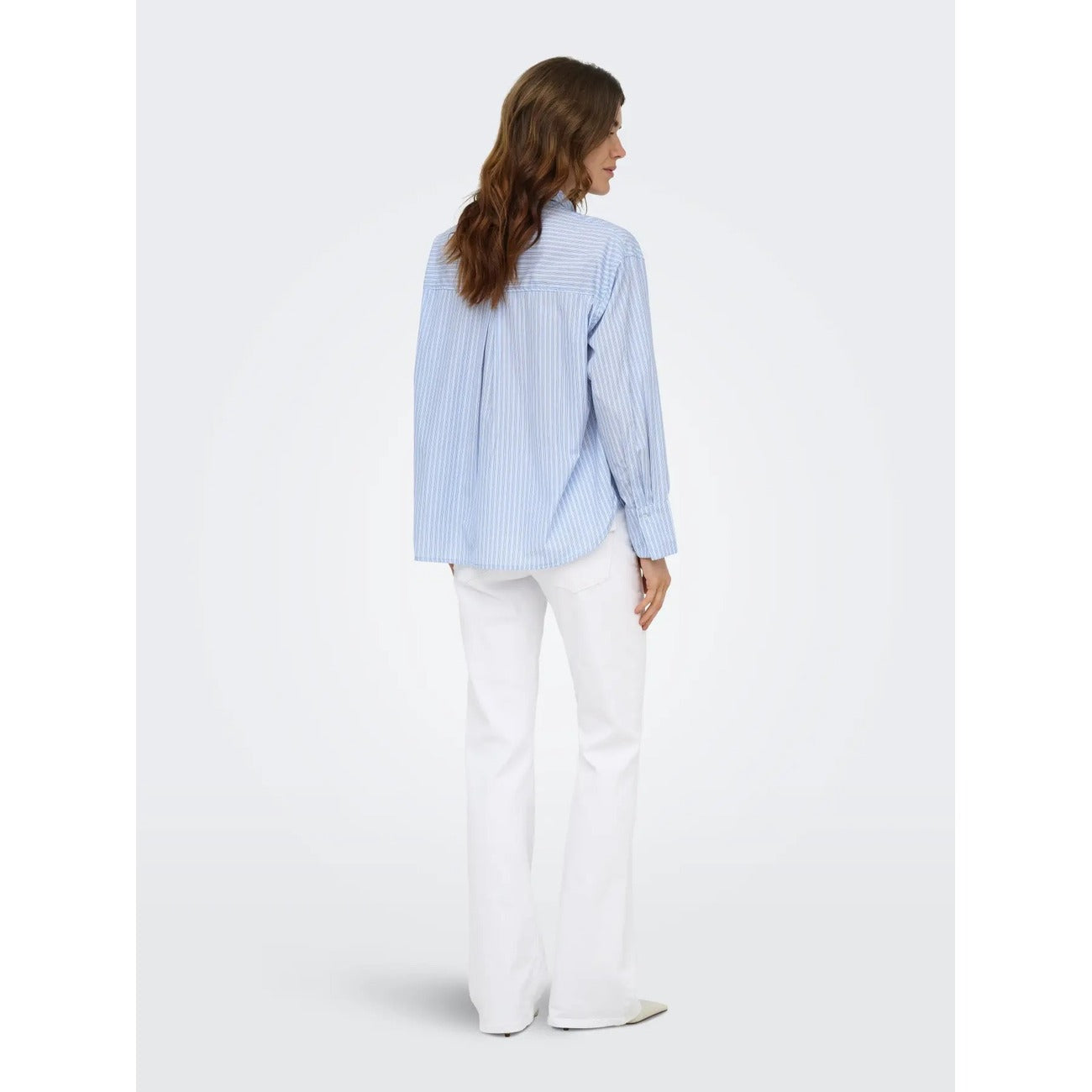 Chemise Rayée Only Femme – Bleu Azur
