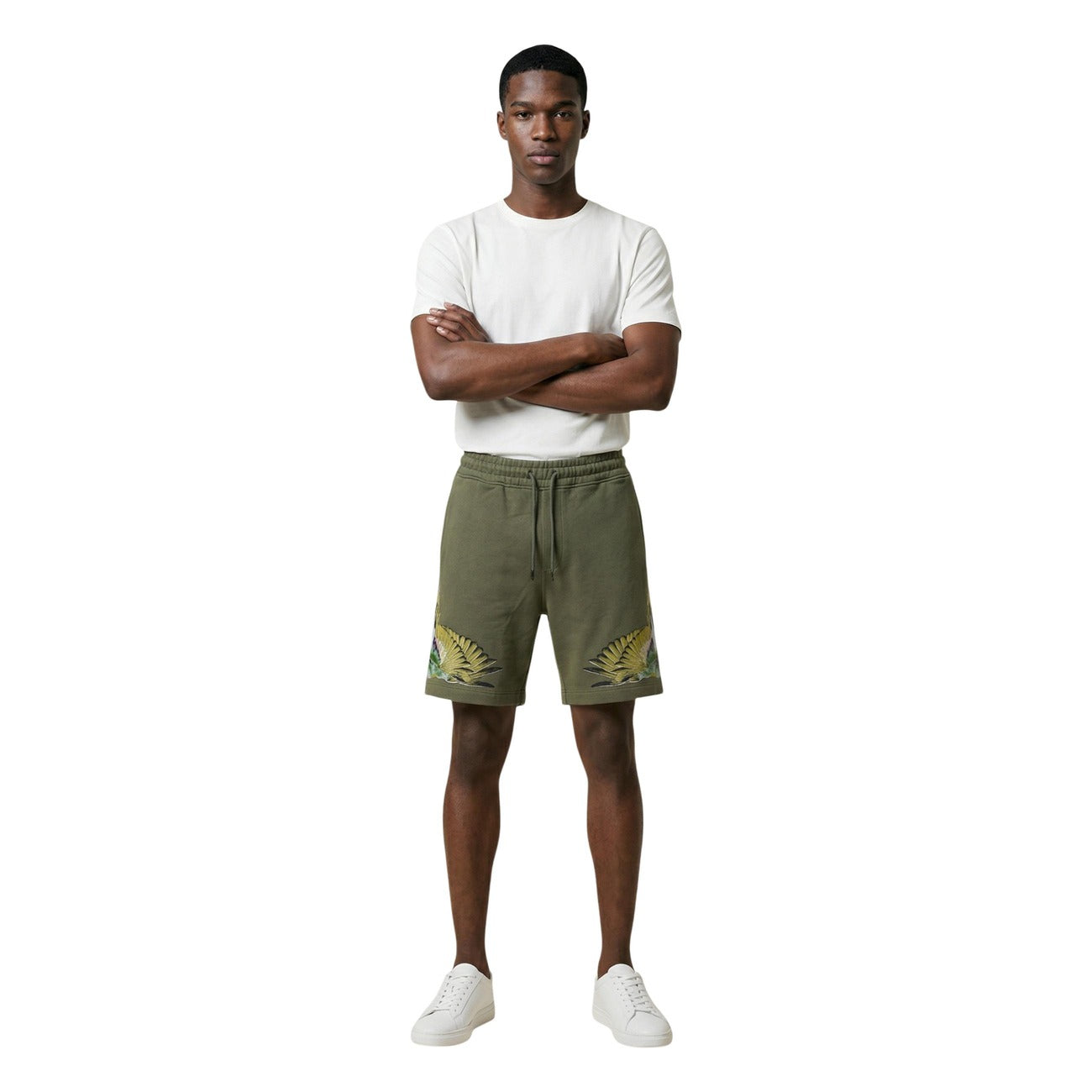 Men's County Of Milan Cotton Bermuda Shorts – Green