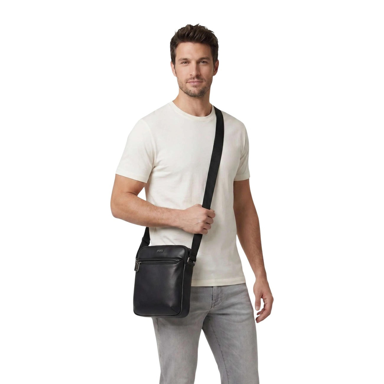 Sac Bandoulière Boss Jace Homme – Noir