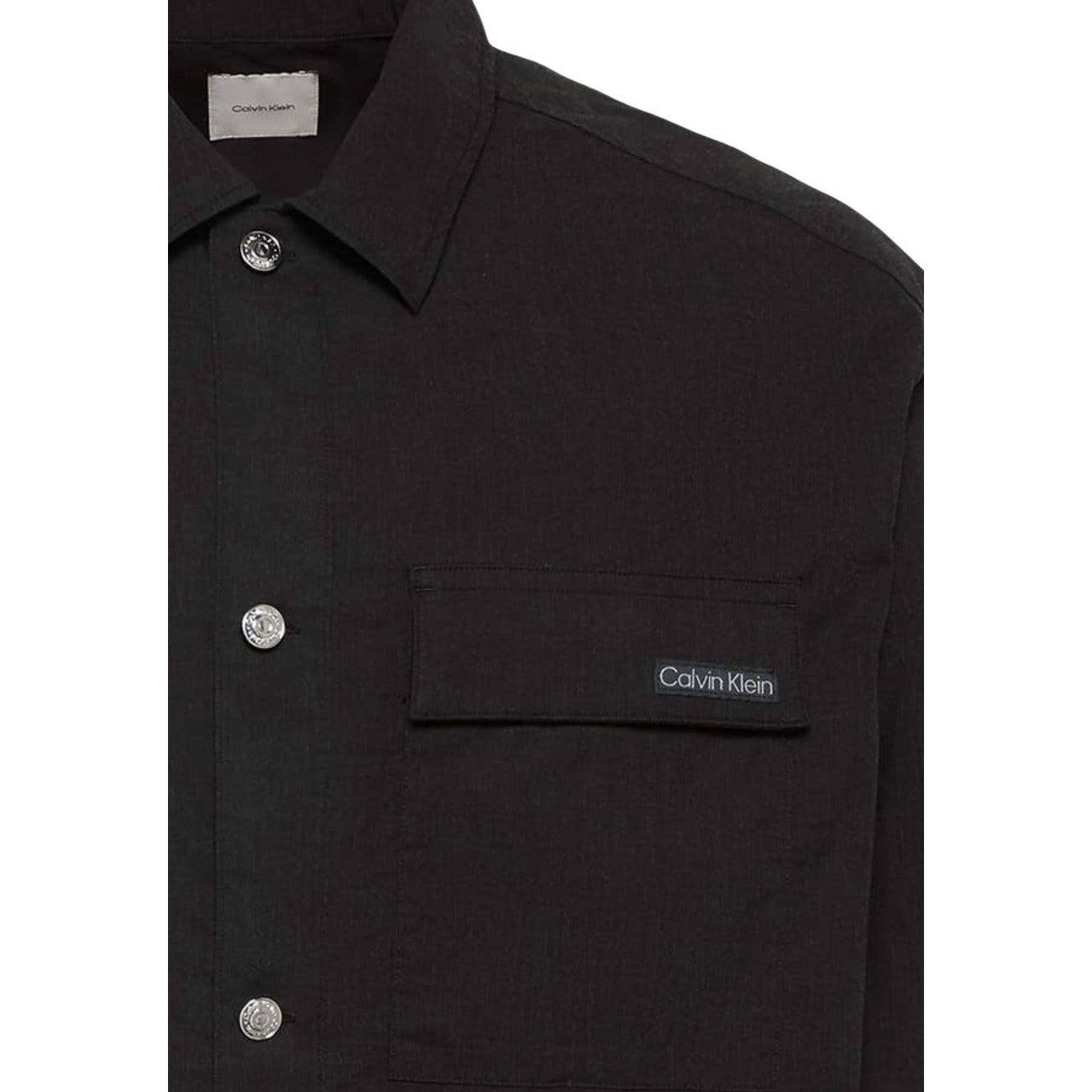 Chemise manches longues homme Calvin Klein Jeans – Noir