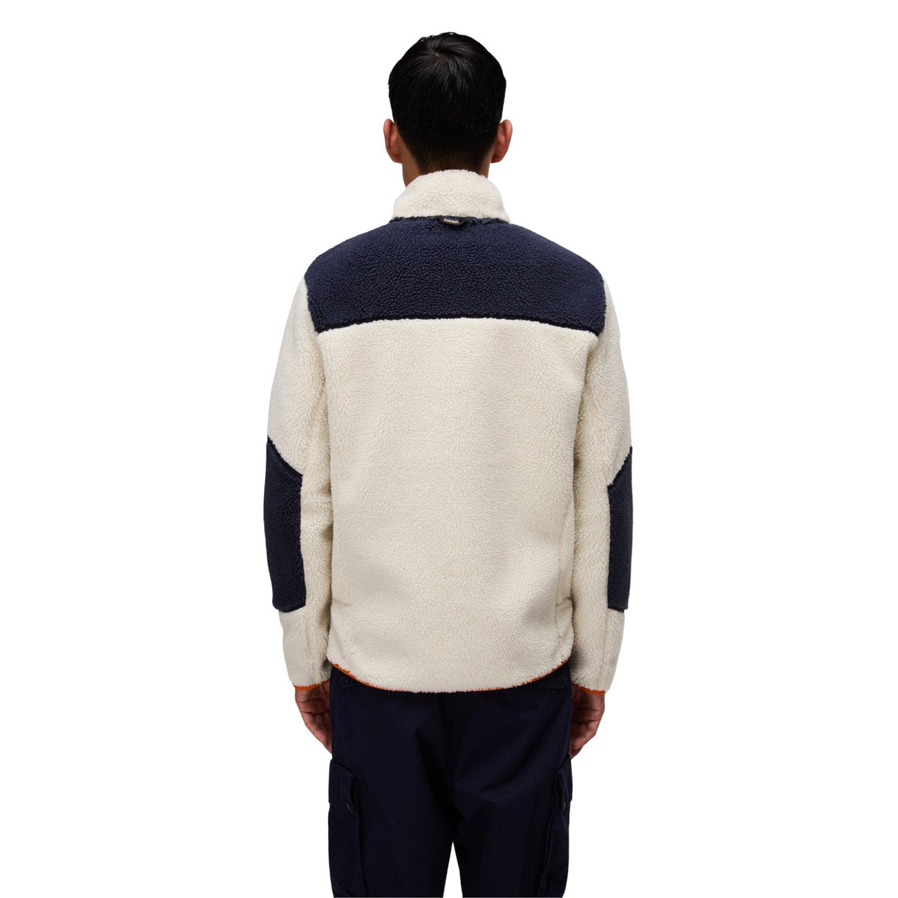 Sweat zippé Napapijri Homme orange