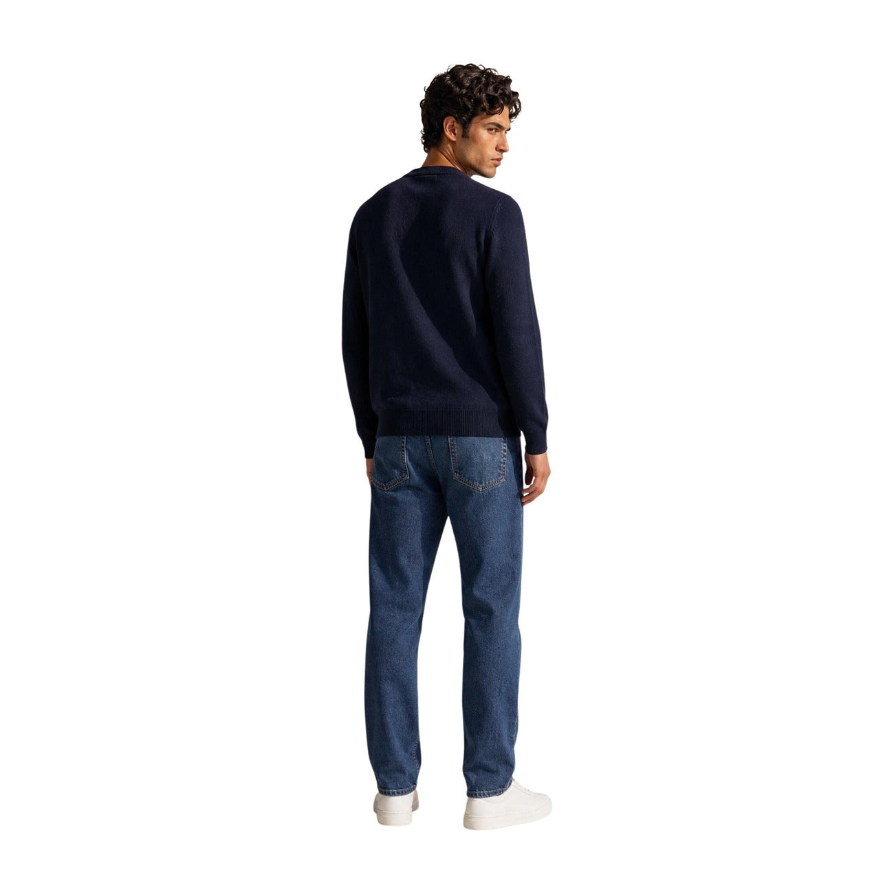 Pull Armani Exchange Homme Coton & Laine – Bleu
