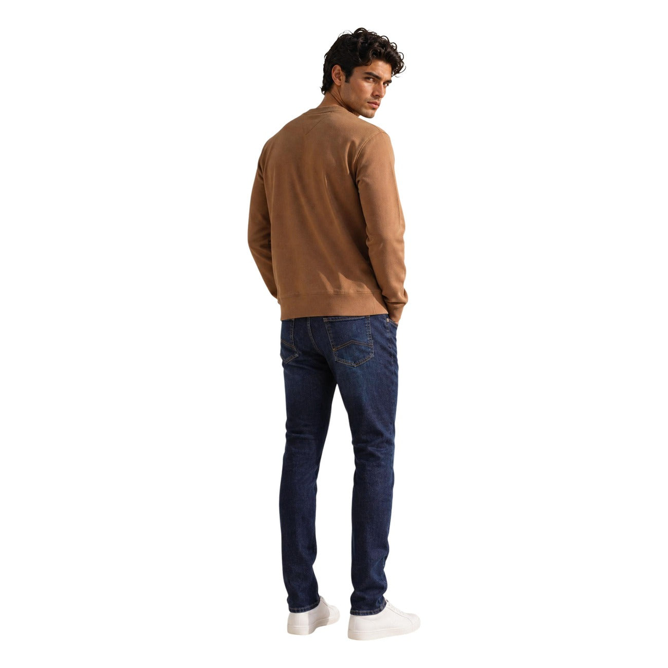 Men's beige Tommy Hilfiger sweatshirt